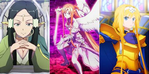 sword art characters|sao all female characters.